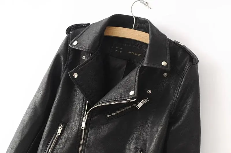 Искусственная куртка женская 2020 Повседневная тонкая короткая Дамская верхняя