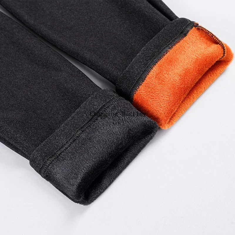 S 3XL женские осенние и зимние леггинсы в Корейском стиле утепленные бархатные