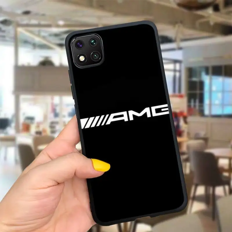 

Luxury Car Mercedes Benz Phone Case For Redmi 5plus 5 6 7 8 7A 8A 9 Note 2 4 5 6 7 Note 8 9pro 8t AMG