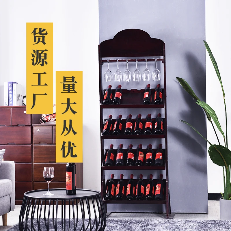 Винная полка из массива дерева для витрины креативные европейские украшения