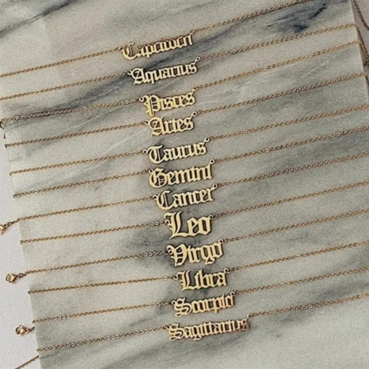 CHUHAN изысканный Скорпион Стрелец Козерог Водолей Рыбы Зодиак созвездия подвеска