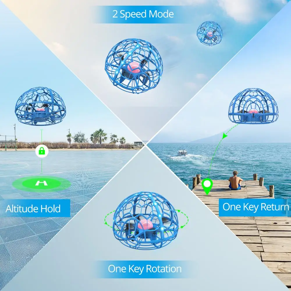 Мини-Квадрокоптер Holy Stone HT06 UFO с инфракрасным датчиком 360 | Игрушки и хобби