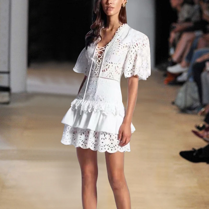 Новый стиль 2020 Весна Лето сексуальное открытое женское платье с v образным