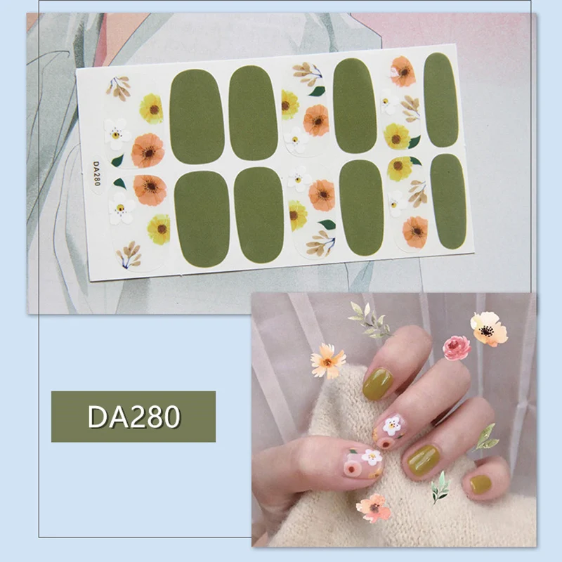 Лидер продаж водостойкая наклейка для ногтей защита окружающей среды