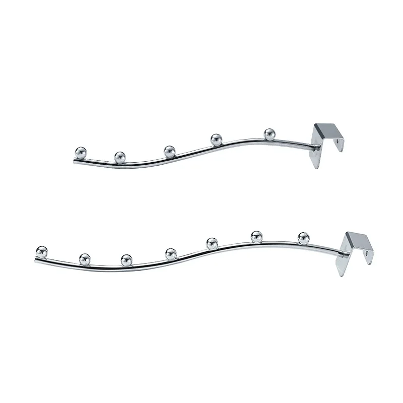 

Multi-node Stainless Steel Clothes Drying Rack Wall Mounted Movable Bedside Coat Hook Hanger Space Saving Clothes Organization