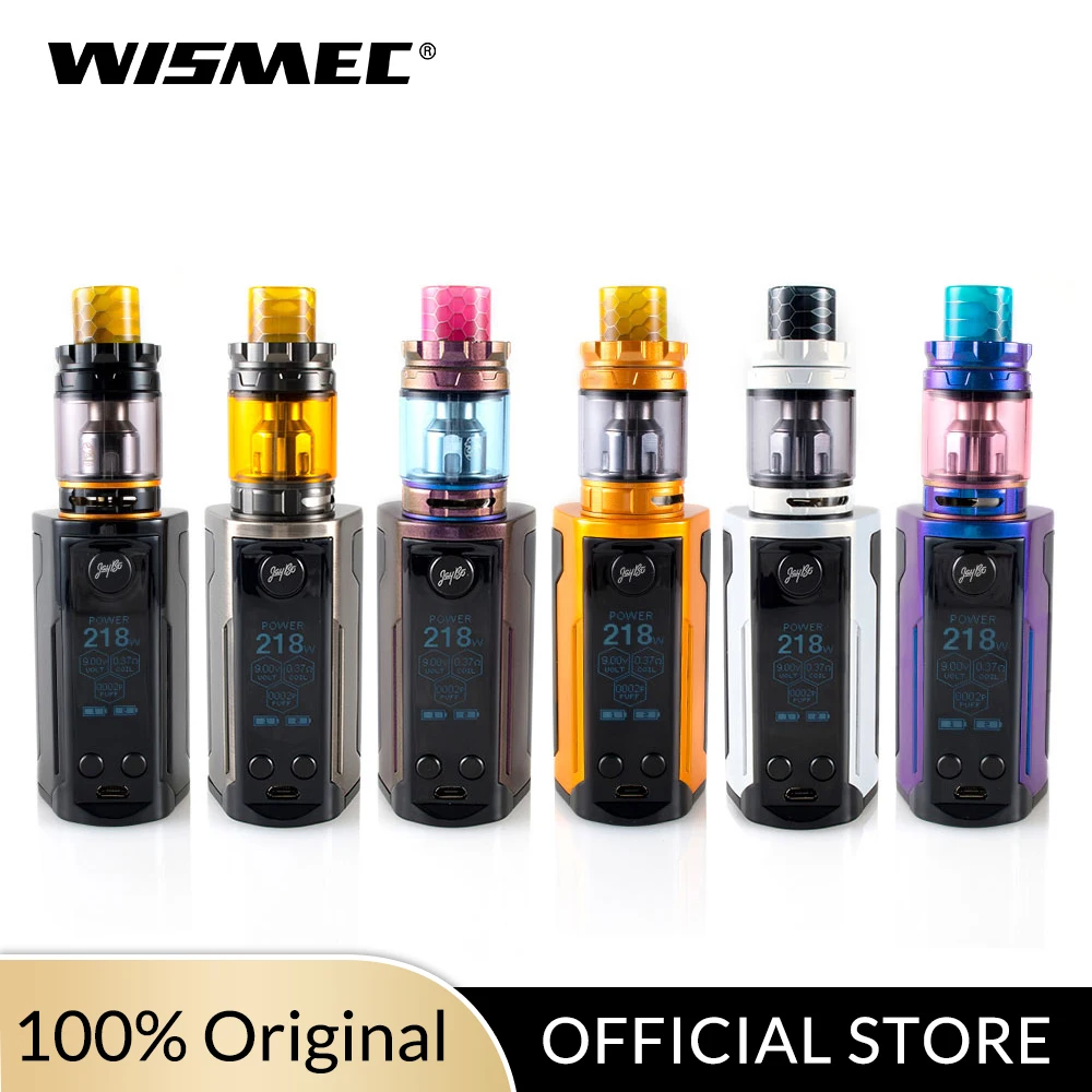 США склад Wismec Reuleaux RX GEN3 Dual с GNOME King Tank 5 8 мл Питание от 18650 батареи вейп комплект