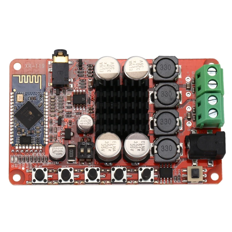 Aux Tda7492P 50 Вт + беспроводной Bluetooth 4 0 аудио цифровой усилитель чехол|Усилители для