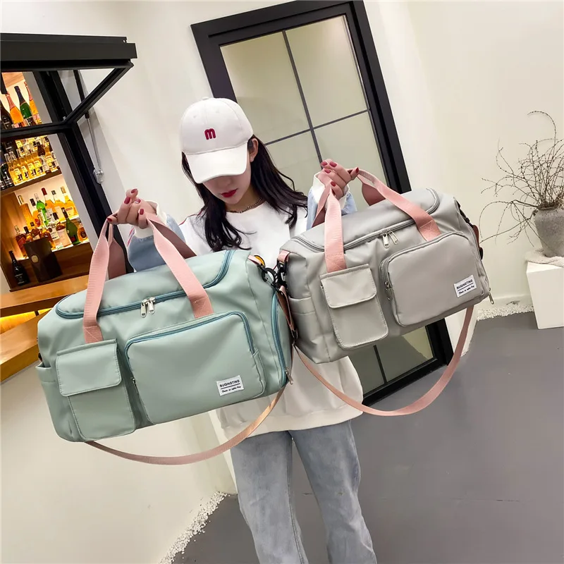 Outdoor Sports Yoga Bag Dry and Wet Separation Female Nylon Duffel Bag Large Capacity Swimming Bag Male Travel Bag Gym Bag