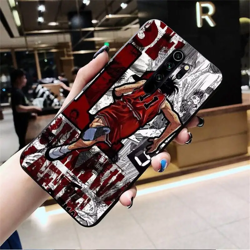 Slam dunk Аниме Манга закаленное ТПУ Мягкий силиконовый чехол для телефона Redmi 8A Note 9 8T