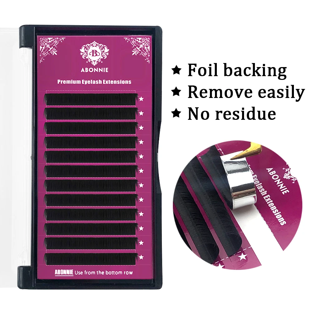 Abonnie 1 caseFaux норковые Индивидуальные ресницы для наращивания натуральные