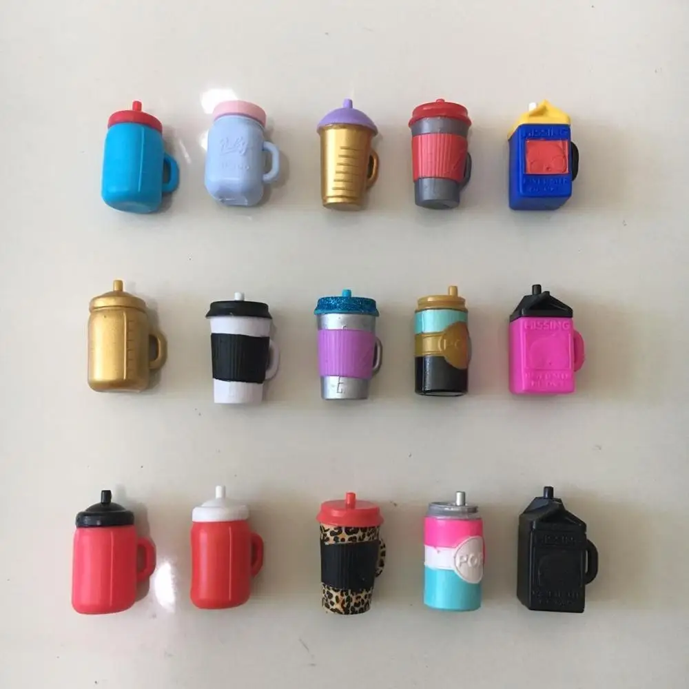 LOLs 1 шт. кукла старшего возраста + одежда обувь стекло бутылка аксессуары для