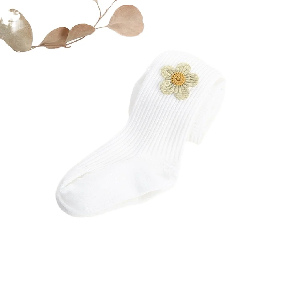 

2021 spring new products girls pantyhose baby children's leggings cute flower dance socks knee high socks