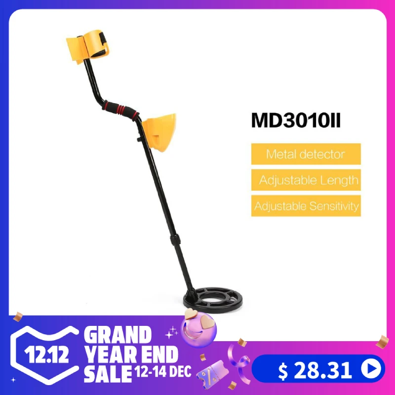 Подземный металлоискатель MD3010II Охотник за сокровищами золотоискатель MD-3010II ЖК-дисплей с высокой чувствительностью