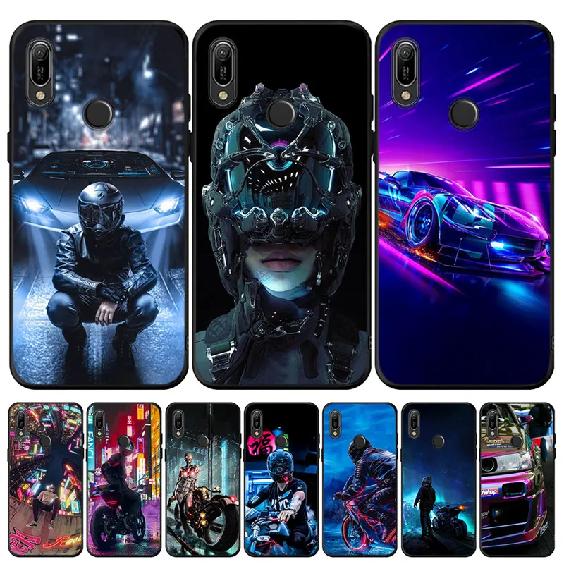 Локомотив автомобильный чехол для Huawei Честь 8A Y5 Y6 Y7 Y8 Y9 Lite рro рrime 2018 2019 2020 Y5P Y6P Y7P Y8P