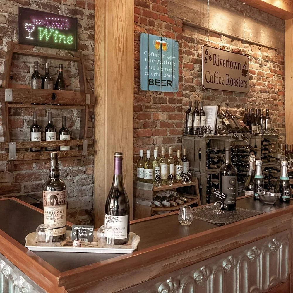 Металлический жестяной знак виски потому что большая история никогда не