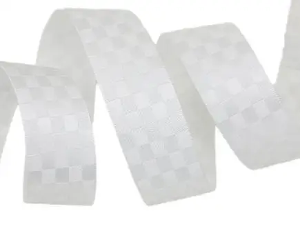 Бант из атласной ленты в синюю клетку для подарка цветов платьев шляп упаковки