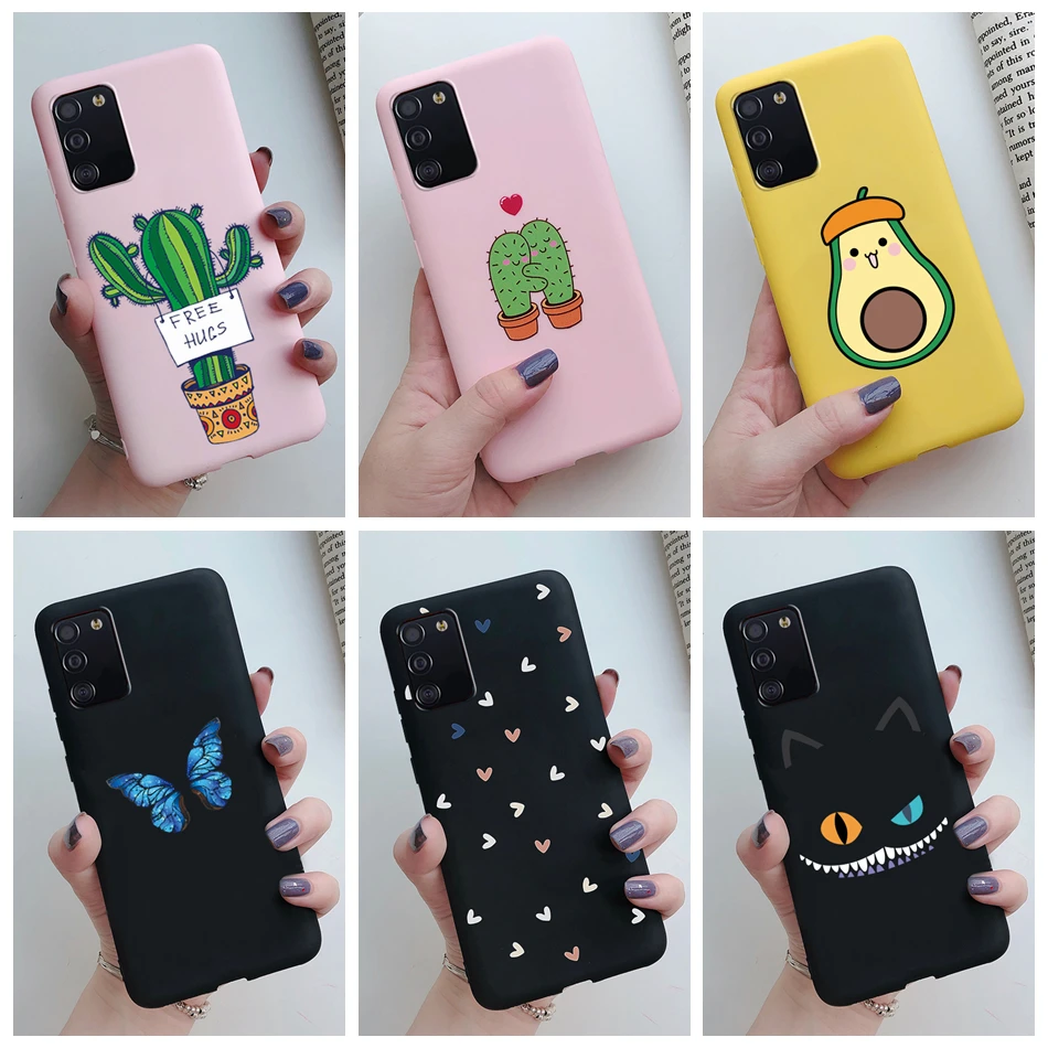 

For Samsung Galaxy A02s A31 A41 A51 A71 A03S Case Cute Cactus Avocado Back Cover For Samsung A 02s 03 s 31 41 51 71 Bumper Cases