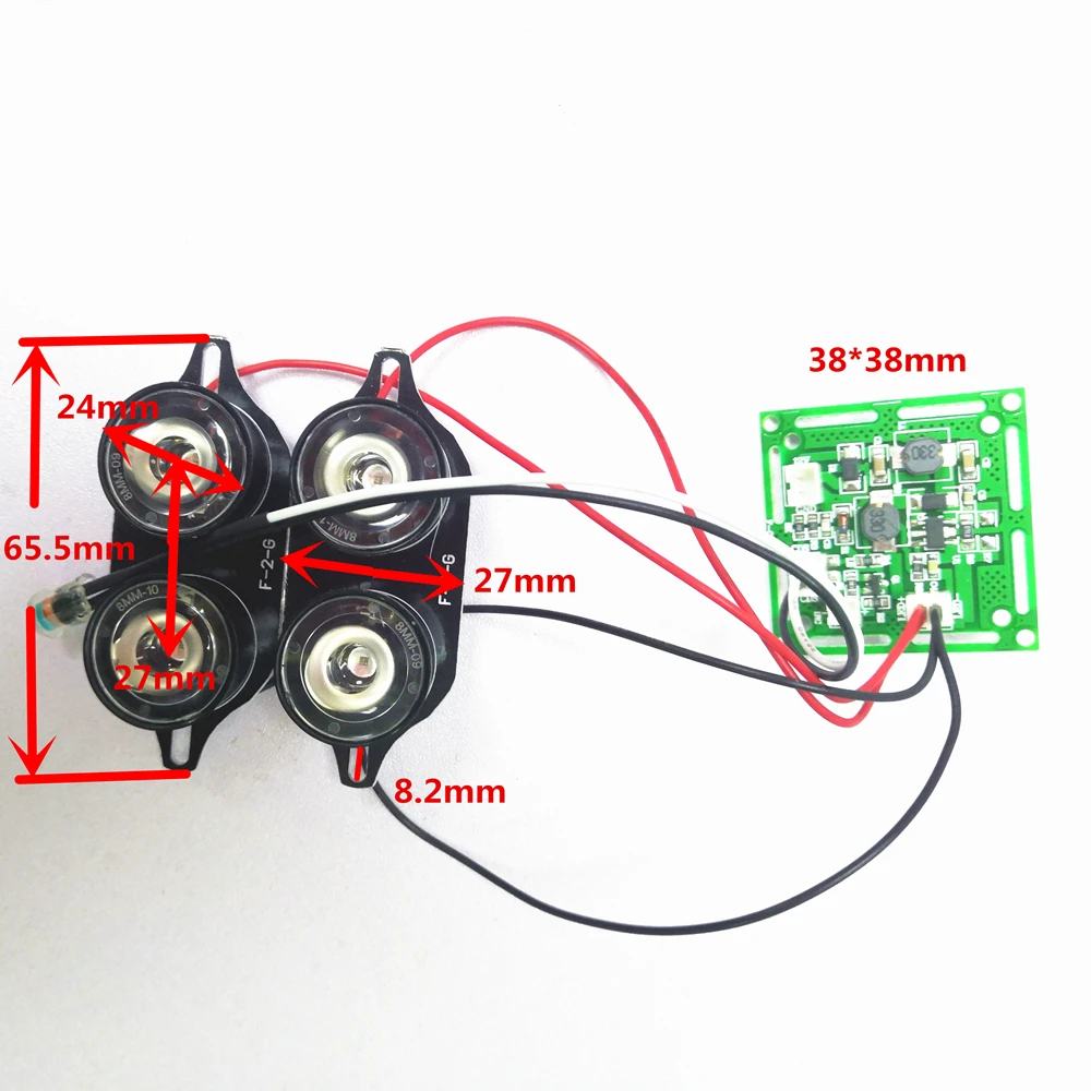 Инфракрасный Точечный светильник 4 кратный светодиодный ИК для камер