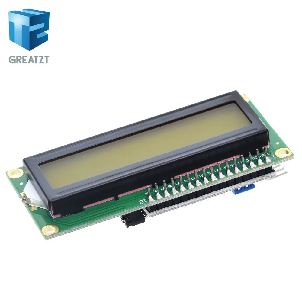 GREATZT 1 шт. модуль ЖКД синий зеленый экран IIC/igc 1602 для arduino 1602 lcd UNO r3 mega2560 lcd 1602