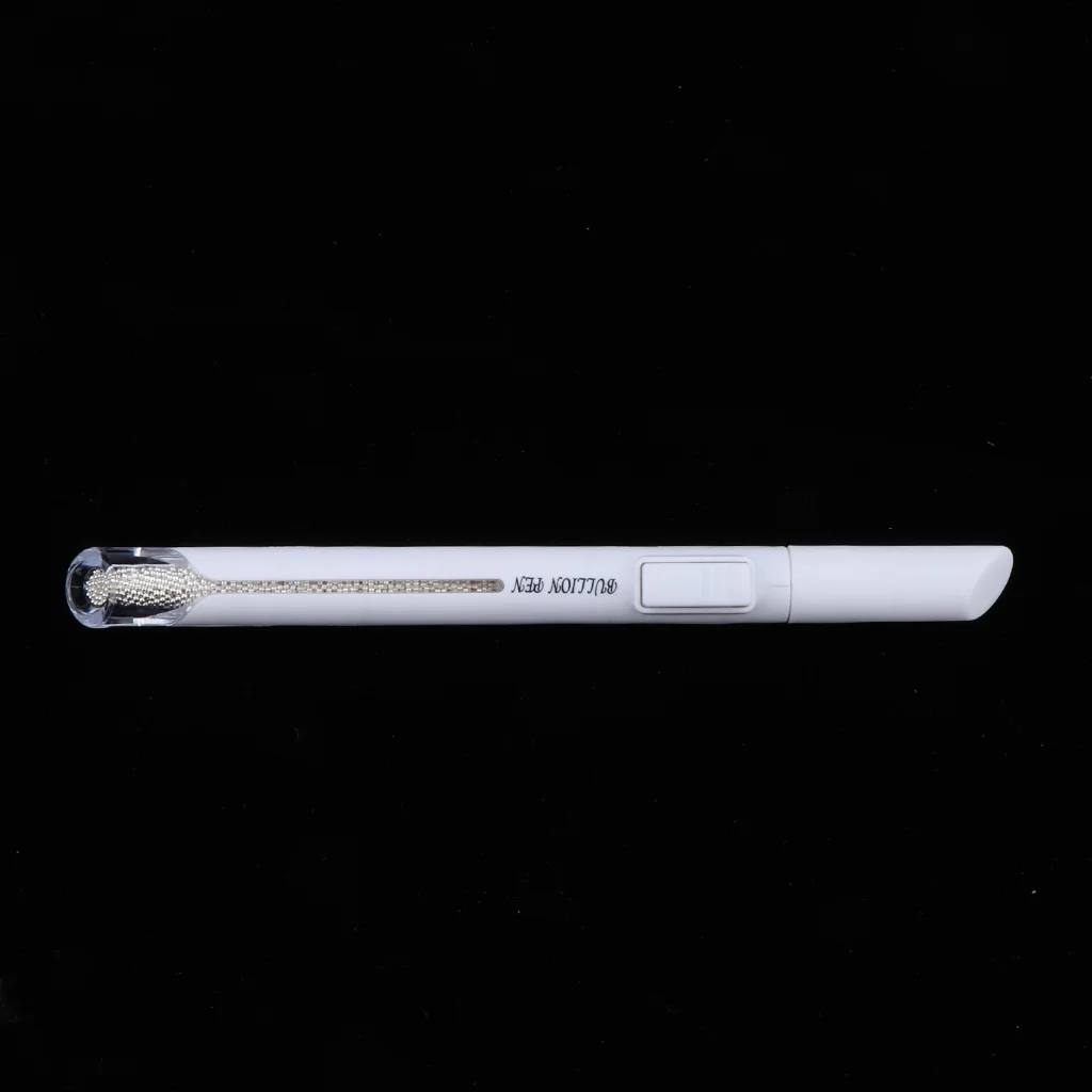 

Nail Art Dotting Pen,Portable Pressing Nail Micro Bead Pearls Pen for Salon Nail DIY Decorations