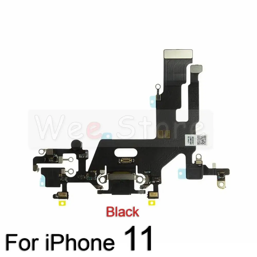 original bottom usb charger port board for lightning dock charging flex cable for iphone 11 pro max mobile phone parts free global shipping