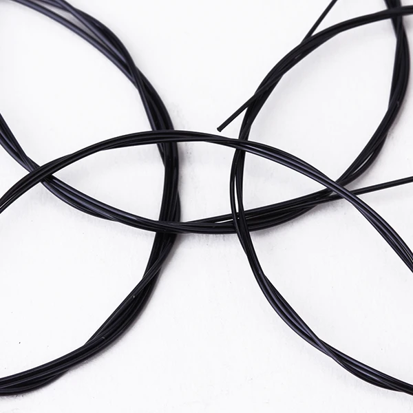 

4pcs Black Nylon Ukulele String Set For Guitar Parts Accessory 4 Diameters