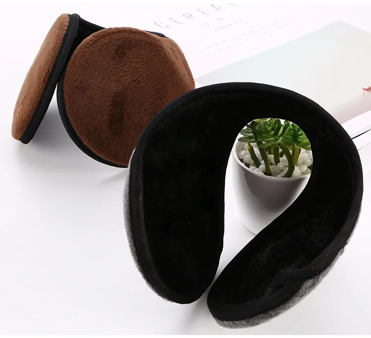 Ветрозащитные наушники для мужчин и женщин утепленные плюшевые зимние теплые