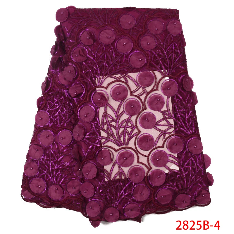 Высококачественная 3d Цветочная кружевная ткань с бусинами французское Сетчатое
