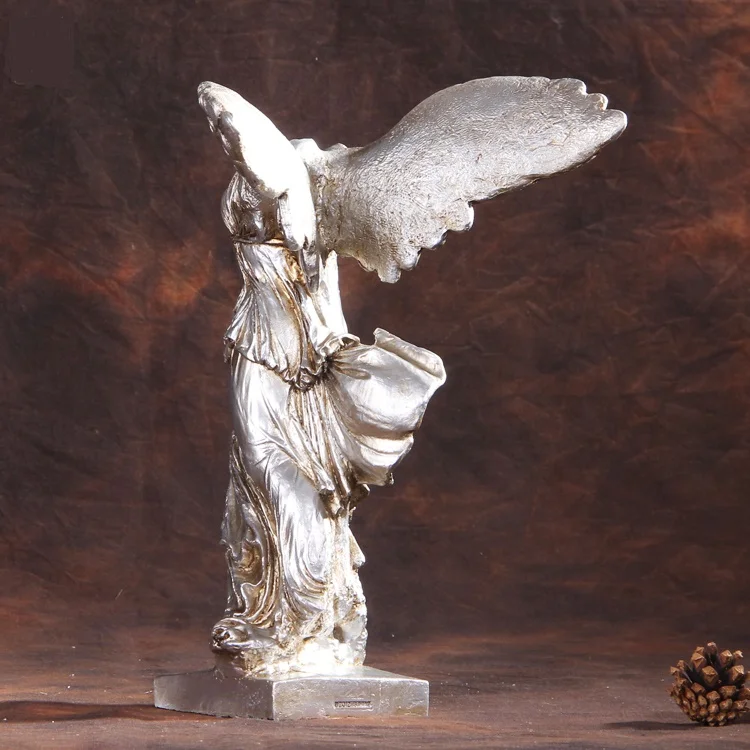 Древняя Греция Крылатая победа самофрака Скульптура Ручная работа смола Франция
