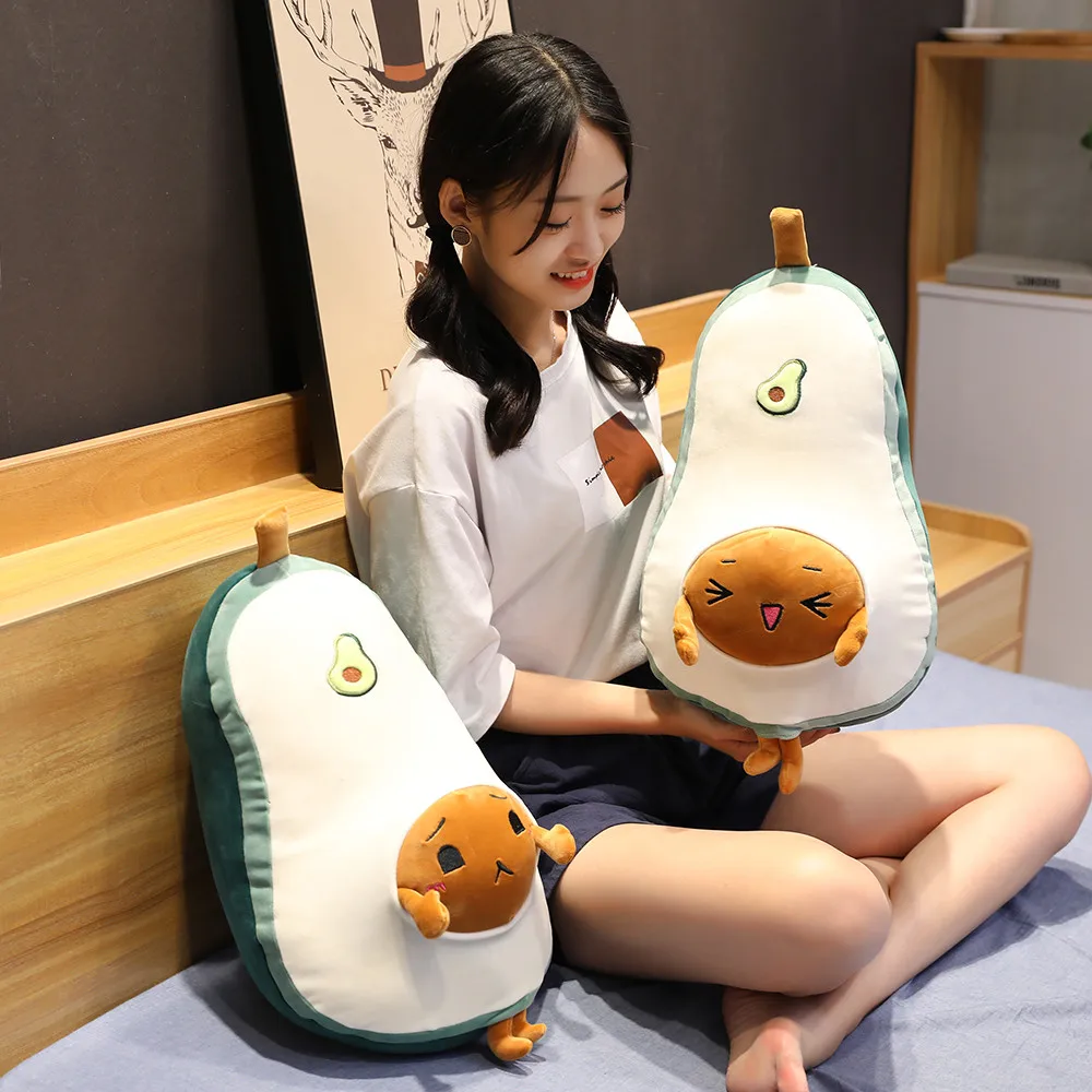 1 шт. ins авокадо плюшевая подушка овощи игрушки плюшевые Авокадо Фрукты мягкие