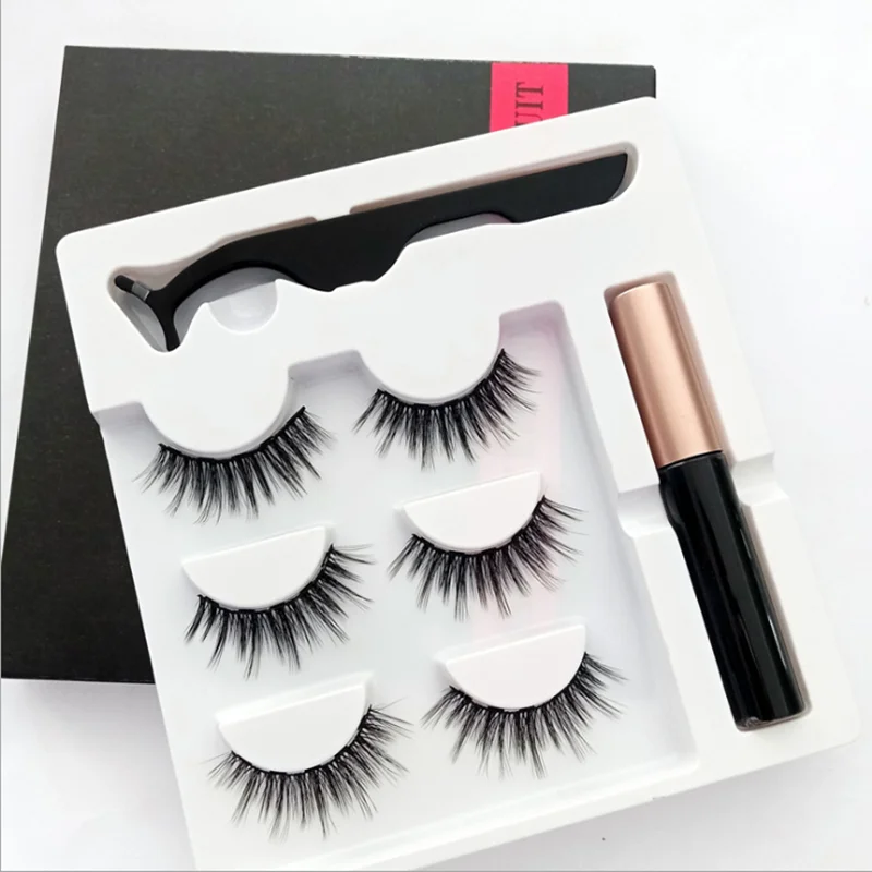 

3 пары детских хлопковых утепленных колготок на магнитный Eyelashs набор магнит жидкая подводка для глаз и магнитная ресницы & Набор пинцетов Во...