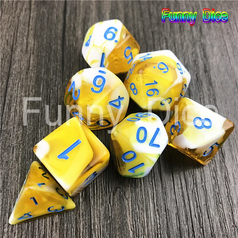 7 шт./компл. для ролевых игр d4 d6 d8 d10 d12 d20 Непоседа пластиковая рука аутизма/СДВГ