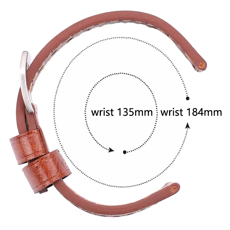 Handmade Watchbands 20mm 22mm 24mm Genuine Leather Women Men Bracelet Black Brown Wrist Watch Band Strap Watch Accessories