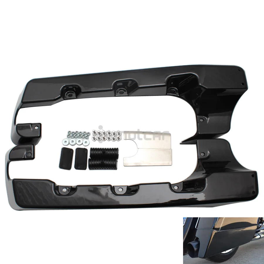 Мотоциклетная жесткая растягивающаяся седельная сумка 4 дюйма для Harley Touring Road King