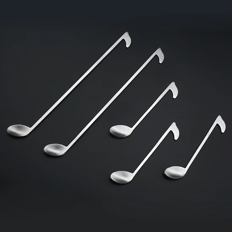 Кофейная ложка с музыкальной нотой из нержавеющей стали ковш десерт медовые