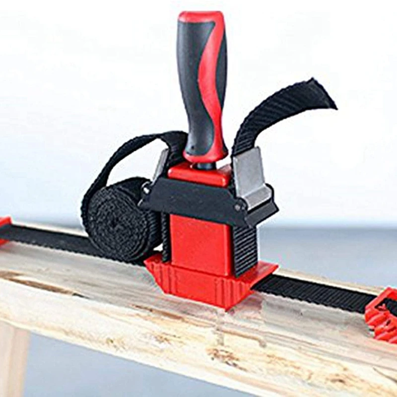 

2Pcs Frame Woodworking Multifunction Strap Clamp Polygons Angle Clip Belt Clamp Quick Adjustable Band Clamp Right Angle