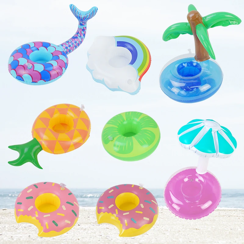 1 шт. розовые пончики пальма краб фольгированные воздушные шары подставка для