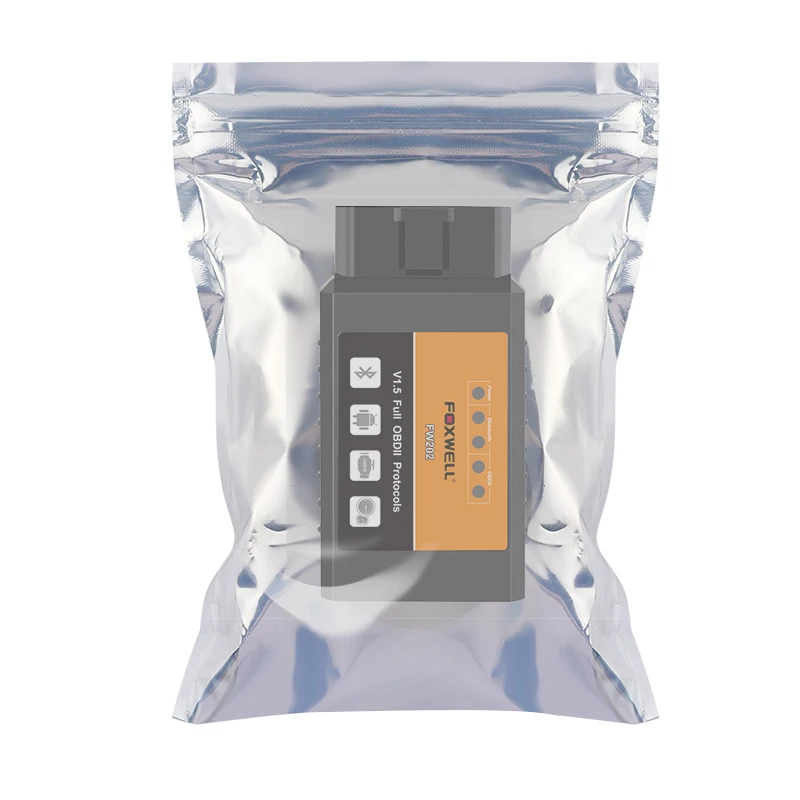 

New FOXWELL FW202 OBD2 ELM327 Bluetooth V1.5 PIC18F25K80 ODB 2 Car Code Reader Scanner OBDII ODB2 ODB II Scan Tool ELM 327 V 1.5