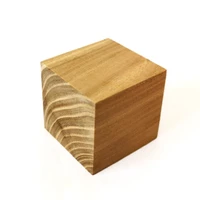 5pcs size 6060mm elm square wood block solid diy lumber model