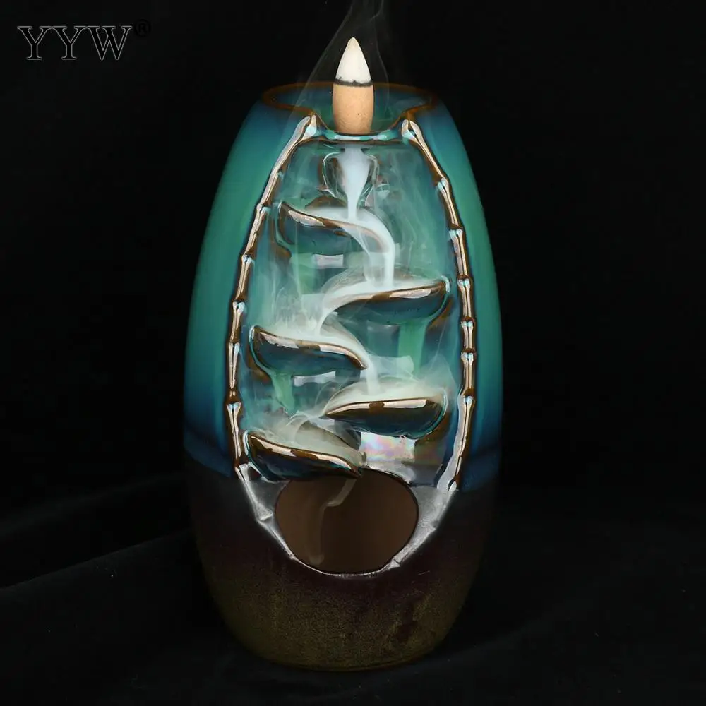 Ароматическая горелка Backflow водопад будда горячий стиль ароматические конусные