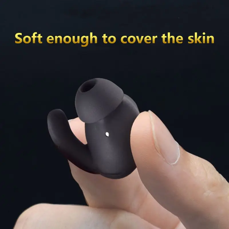 

3 3 Pairs Earbuds Cover In-Ear Tips Soft Silicone Skin Earpiece Ear Hook Buds Replacement for Huawei Honor AM61 Sports Bluetooth