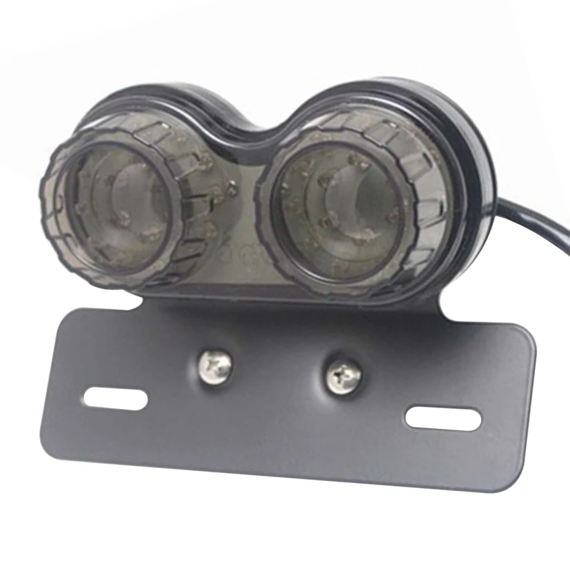 

Motorcycle LED Taillight Custom Motorbike Rear Stop Brake Lamp License Plate Light Turn Signal Indicators
