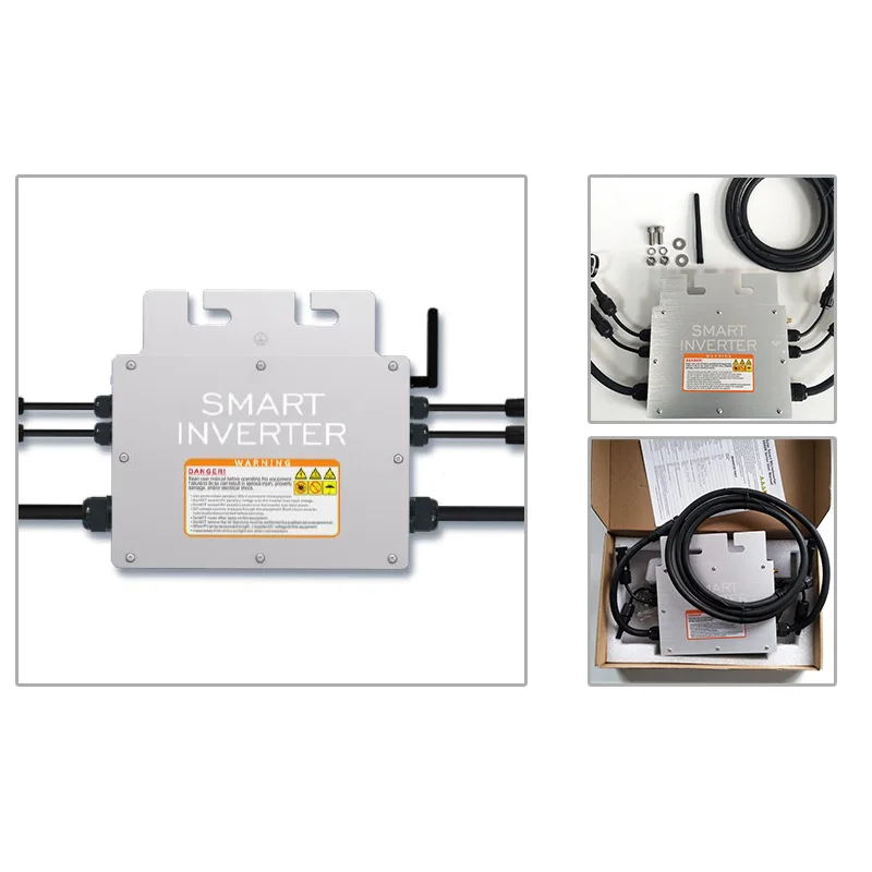 600W Waterproof Grid Tie Inverter MPPT Pure Sine Wave DC18-50V Input AC120/230V Output Micro for 30V 36V Solar Panel | Обустройство
