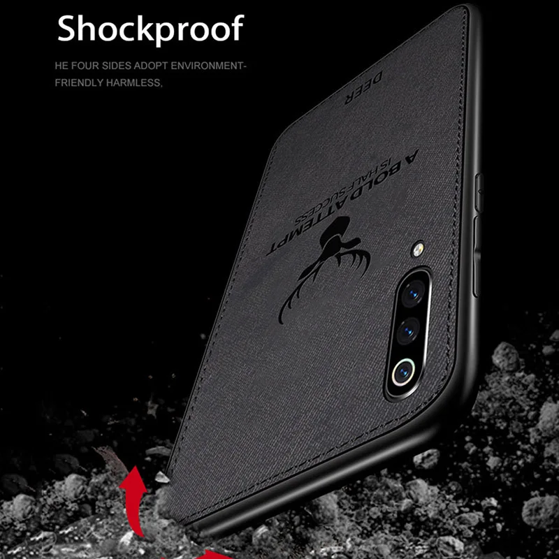 Тканевый чехол из ТПУ с оленем для XiaoMi Mi 9 SE Lite 9T Pro 8 A1 A2 A3 RedMi Note 8T 7 7A 6 6A 5 Plus 8A K20