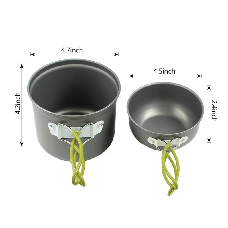 Уличный горшок наборы газовой мини-плиты посуда для кемпинга пешего туризма