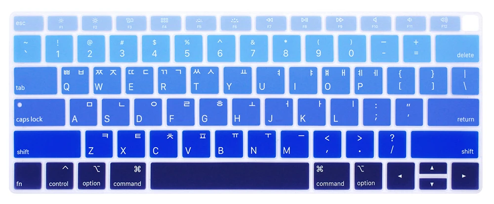 Чехол для корейской клавиатуры защитная пленка Macbook air 13 дюймов с Touch ID A1932