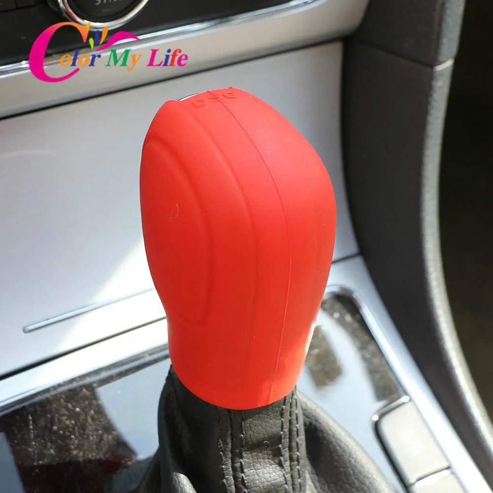 Силиконовый чехол на ручку переключения передач Color My Life для Volkswagen VW Golf 6 Passat B7 Jetta