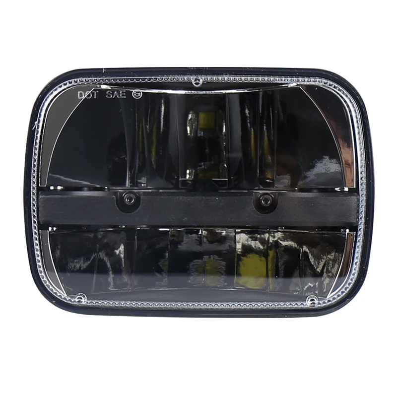 Квадратные Автомобильные светодиодные фары дальнего света 5x7 дюймов для Jeep Wrangler