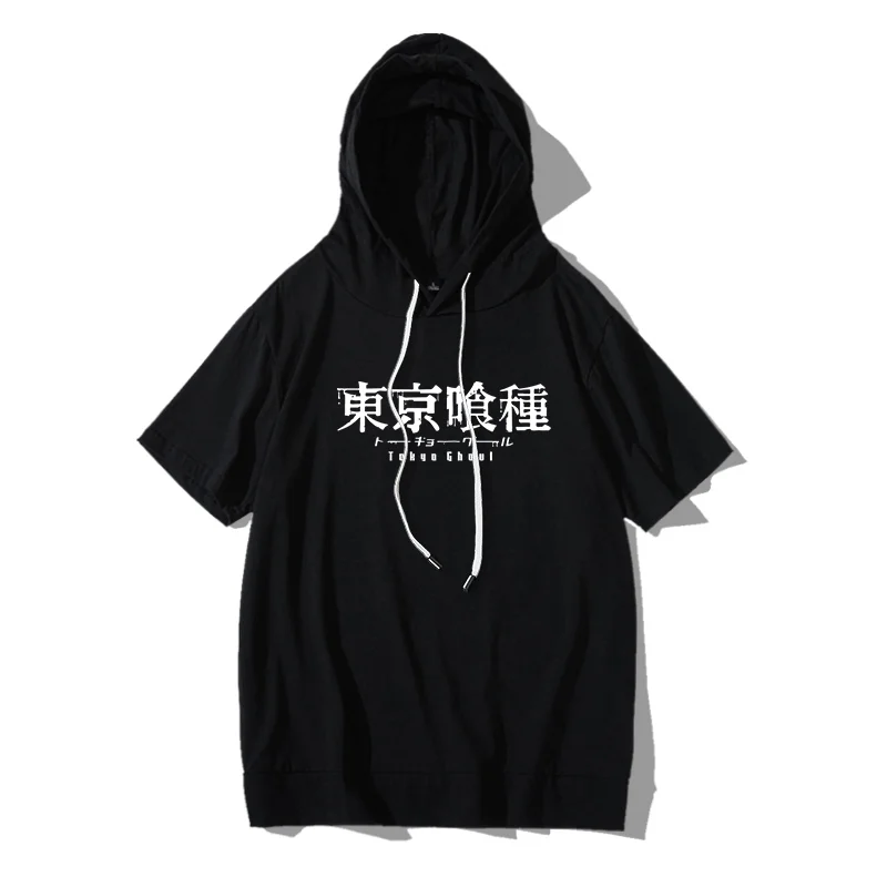 

Unisex 3D Tokyo Ghoul kaneki ken Hooded Printing Touka Kirishima Casual T-Shirts Tee T Shirt