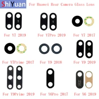 2pcs back rear camera lens glass for huawei y6 2019 y7 2019 y7 2017 y9 2019 y9 2018 camera glass lens replacement repair parts